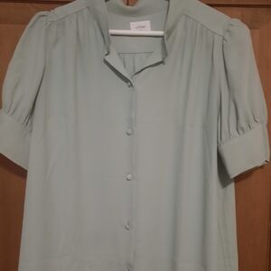 Aritzia Sage "Delphine" Blouse (M) Origibal $98. Worn/washed once. $60.